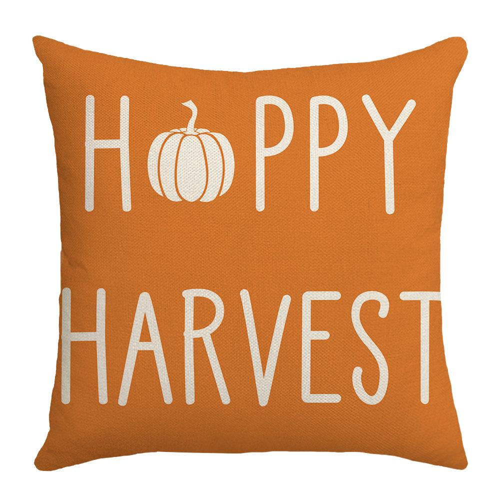 New Harvest Festival Autumn Pillow Pumpkin Squirrel Sunflower Home Cushion Pillow Cover