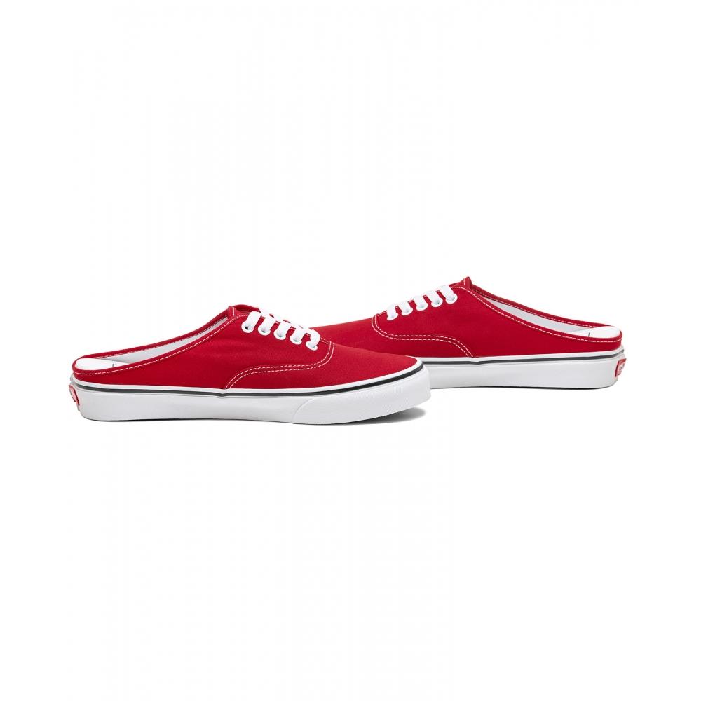 Vans Authentic Mule Racing Red  True White Vn0a54f7jv61 Authentic Mule Racing Red True White