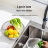 Kitchen Draining Basket & Rice Washing Sieve Set