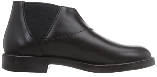 Moonstar Lifestyle Leather Shoes, SKOOLER/SK SIDEGOA, Made in Japan, Side Gore Type, Black, Size 22.0 cm