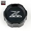 Moto Accessories CNC Rear Brake Fluid Cylinder Master Reservoir Cover Cap For KAWASAKI Z800 Z 800 2013 2014 2015 2016