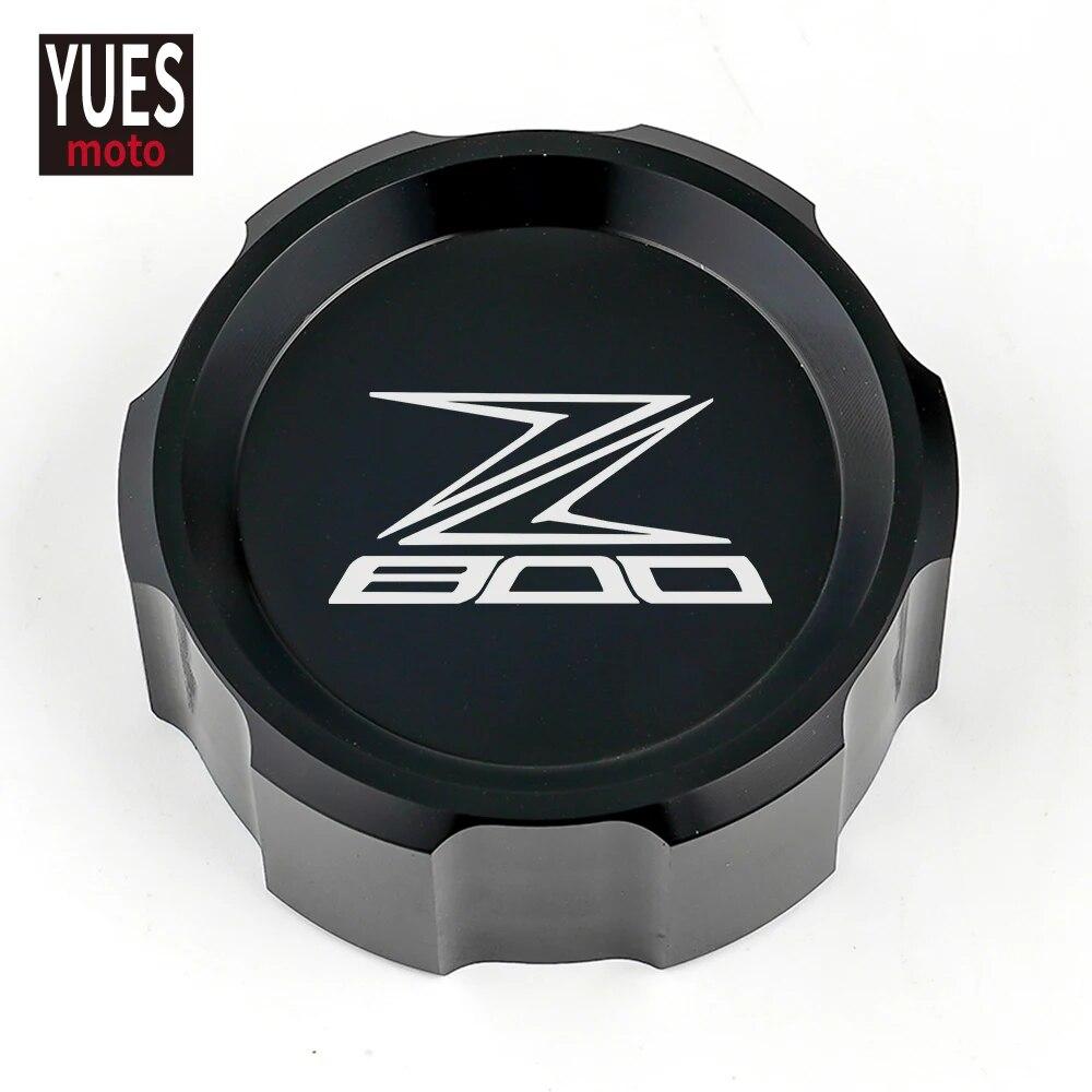 Moto Accessories CNC Rear Brake Fluid Cylinder Master Reservoir Cover Cap For KAWASAKI Z800 Z 800 2013 2014 2015 2016