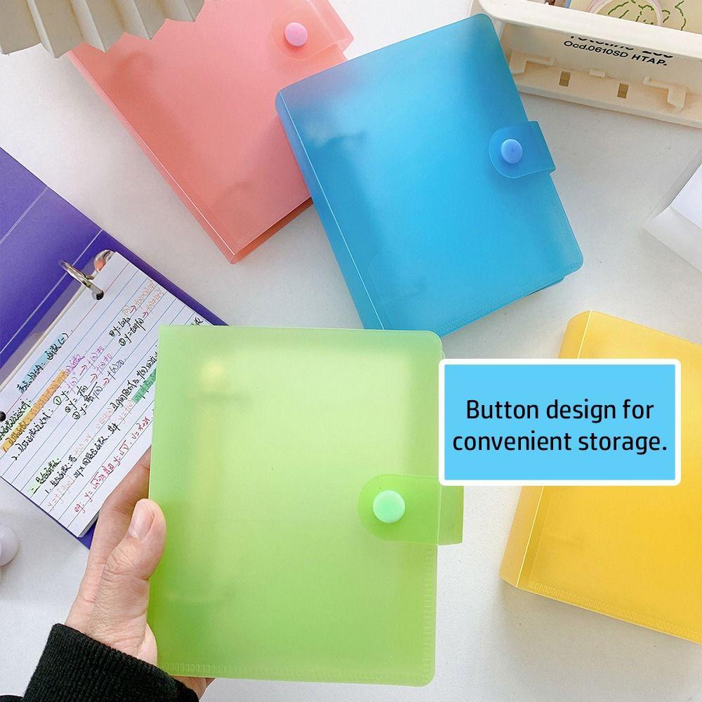 Double Hole Loose-leaf Notebook Horizontal Line Index Stickers Creative Journal Planner Students