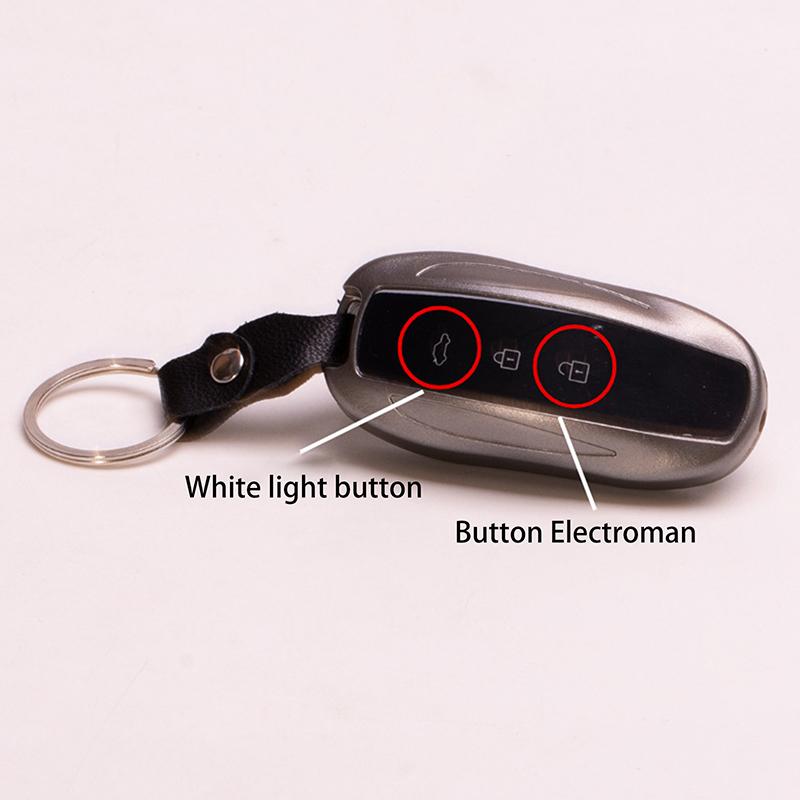 Novelty Electric Shock Car Key Prank Toy, Humorous Kids Toy, Black Keychain Gag Gifts