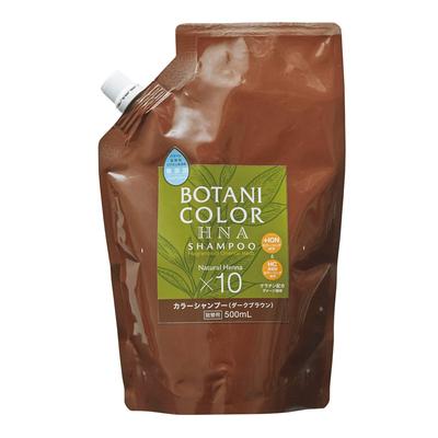 Motto Botanical Color Shampoo Dunkel 500ml Nachfüllpackung, Braun,