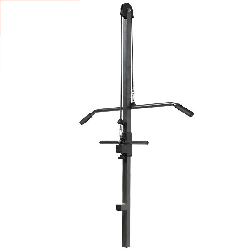 Foldable Multifunction Weightlifting Bench: Bench Press, Squat Rack, Barbell, and Dumbbell Fitness Equipment Set.