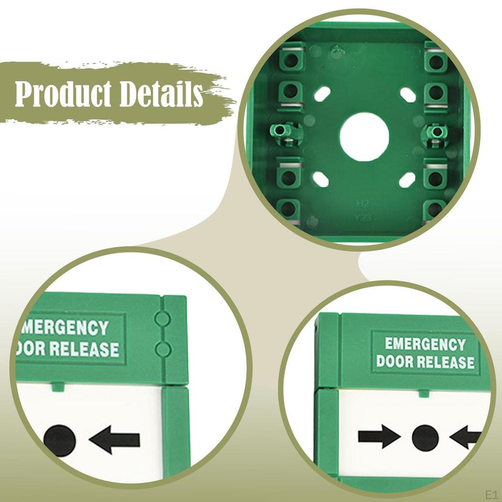 Emergency Door Release, Glass Breakage Switch ,for Exit Door, Hand, Resettable, Control Access Break