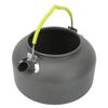 1.3L Camping Kettle Aluminum Alloy Anodizing High Temperature Resistant Heat Insulation Outdoor Tea Coffee Pot