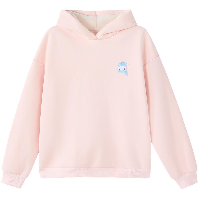 DEESHA Girls Fleece Lined Hooded Sweatshirt 160