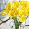 1 Zweig künstliche Blume Calla-Lilien-Brautstrauß für Zuhause, Hochzeit, Party, Dekoration