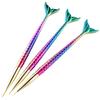 3Pcs/set Ultra-thin Line Mermaid Nail Painting Brush Mermaid Pull Wire Nail Brush  Nail Salon