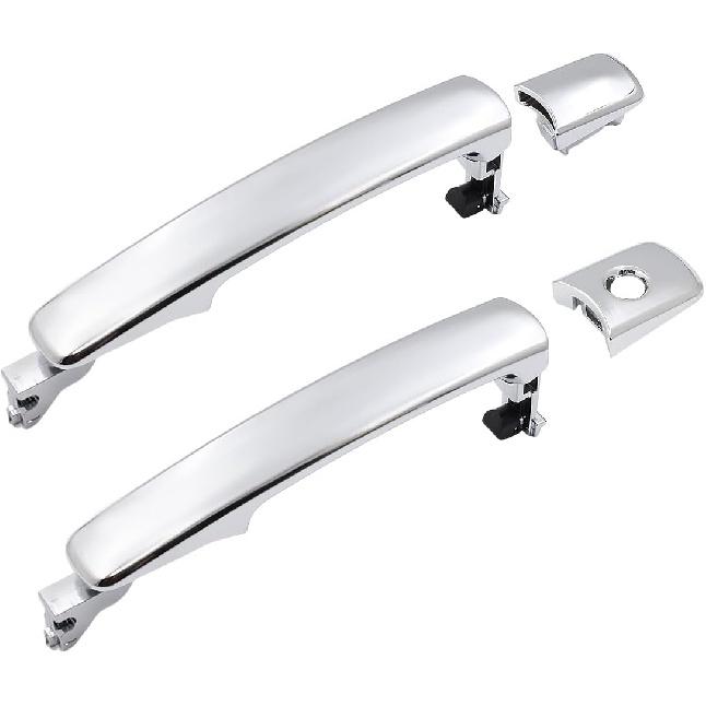 JDMON Exterior Chrome Door Handle Replacement for Infiniti Nissan FX35 FX45 2003-2008 Murano 2003-2007 Rogue 2010-2013 Rogue Select 2014-2015