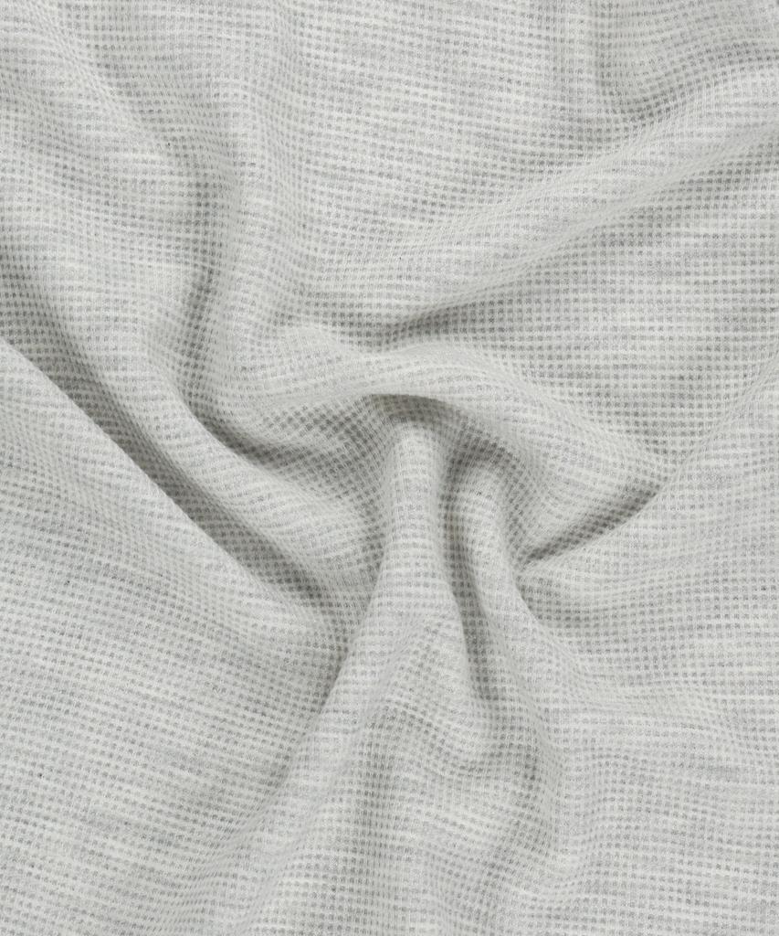 SLOWACID Curved Waffle Henley Neck [Melange Grey]