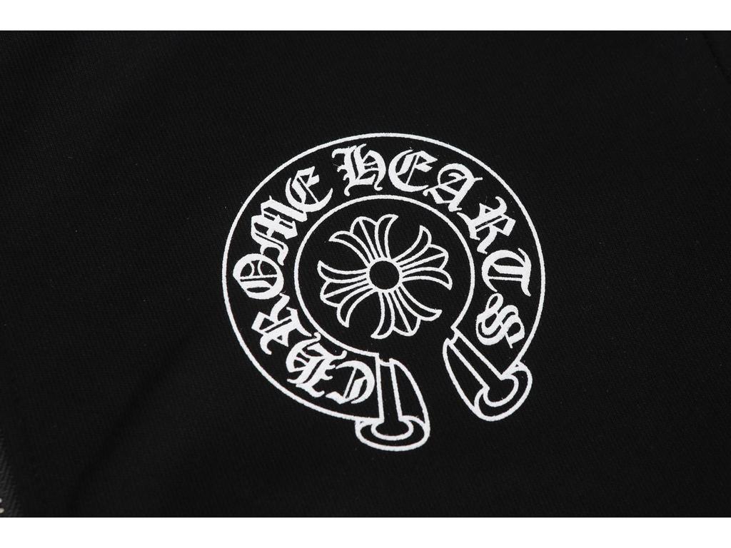 Trendy Chrome Hoof Sanskrit Cross Zipper Hoodie