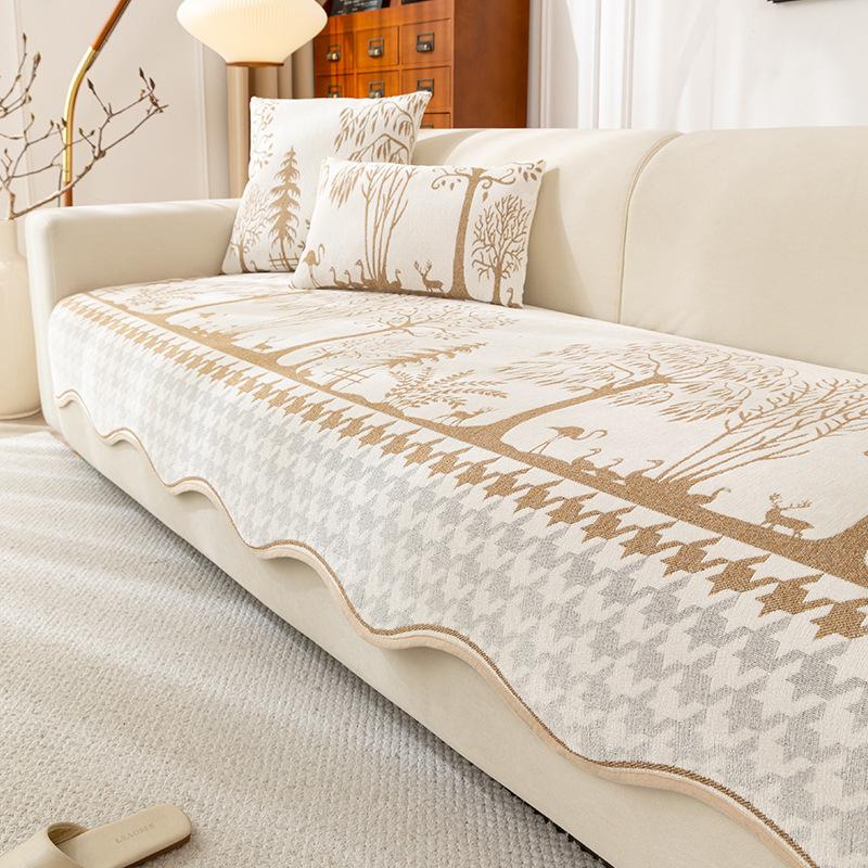 Retro Medieval Sofa Cover New Sofa Towel A Whole All-Inclusive Combination Sofa Cover Sofa