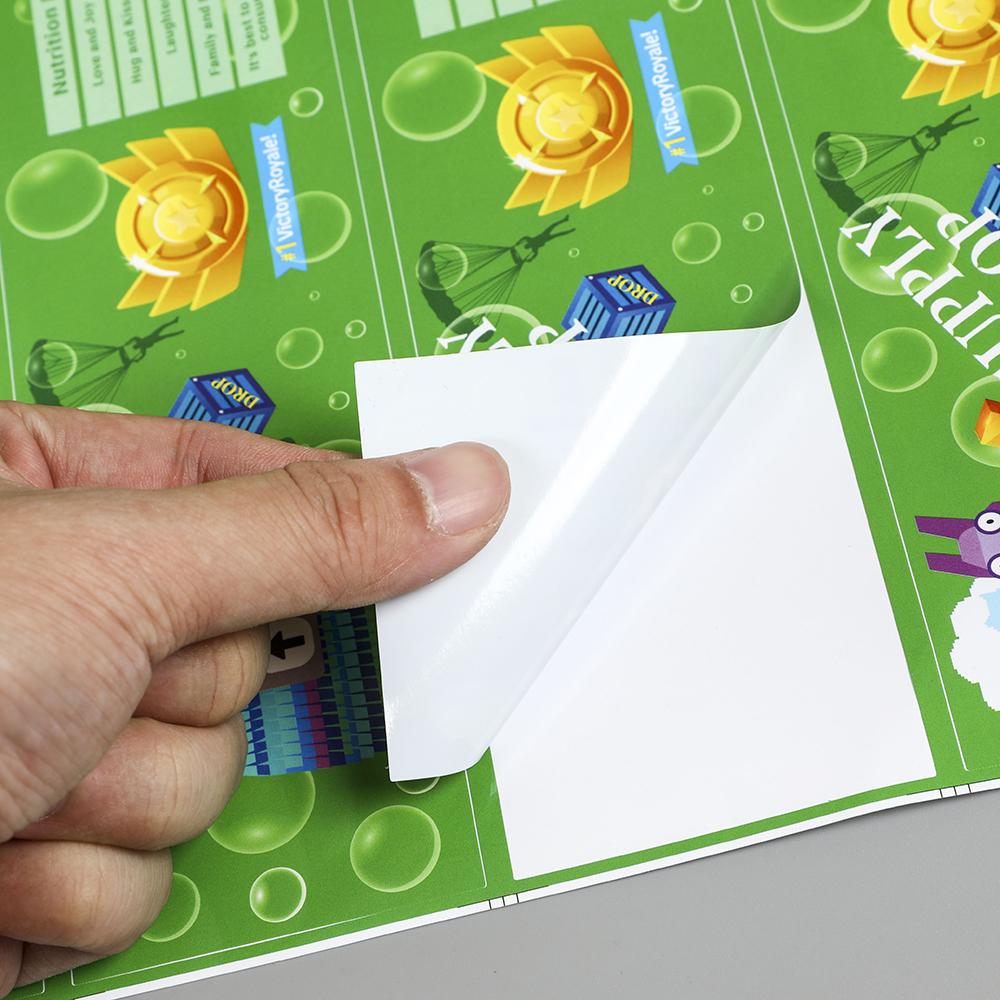 Customizable Waterproof Vinyl Popular Stickers Paper That Tear off Easily 1