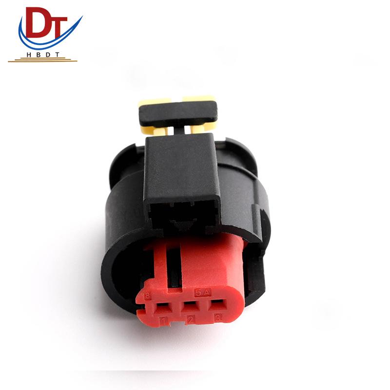 3-Pin Automotive Wiring Harness Plastic Connector Housing 284425-1 for New Energy Vehicles