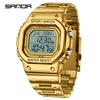 Sanda Men's Multifunctional Waterproof Electronic Watch - Middle East Exclusive, Summer Time Wristwatch