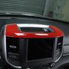 For 2019-2024 Dodge Ram 3500/2500/1500 ABS Red Dash Storage Box Panel Cover Trim