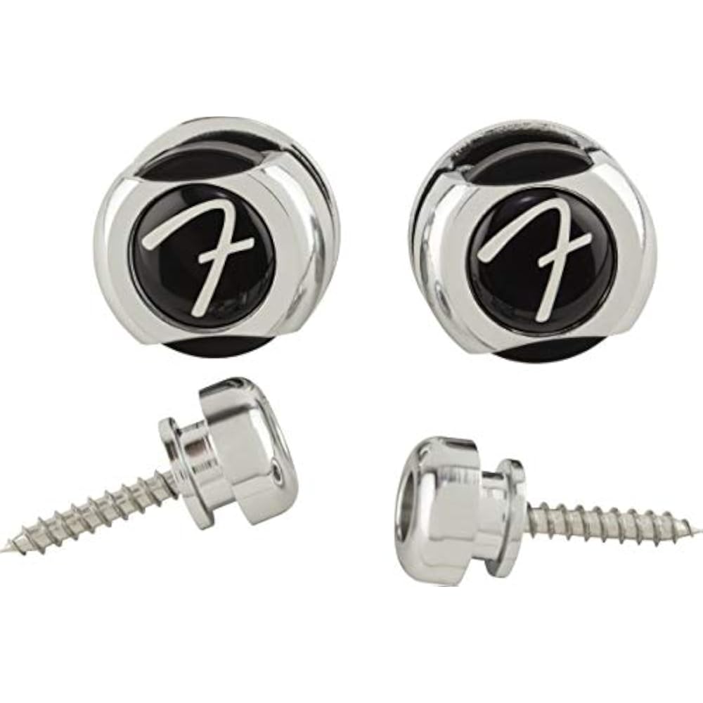 Fender Strap Pin Indemnity Strap Locks, Chrome