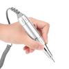 Portable Rechargeable Electric Nail Drill Machine 30000 RPM Cordless White