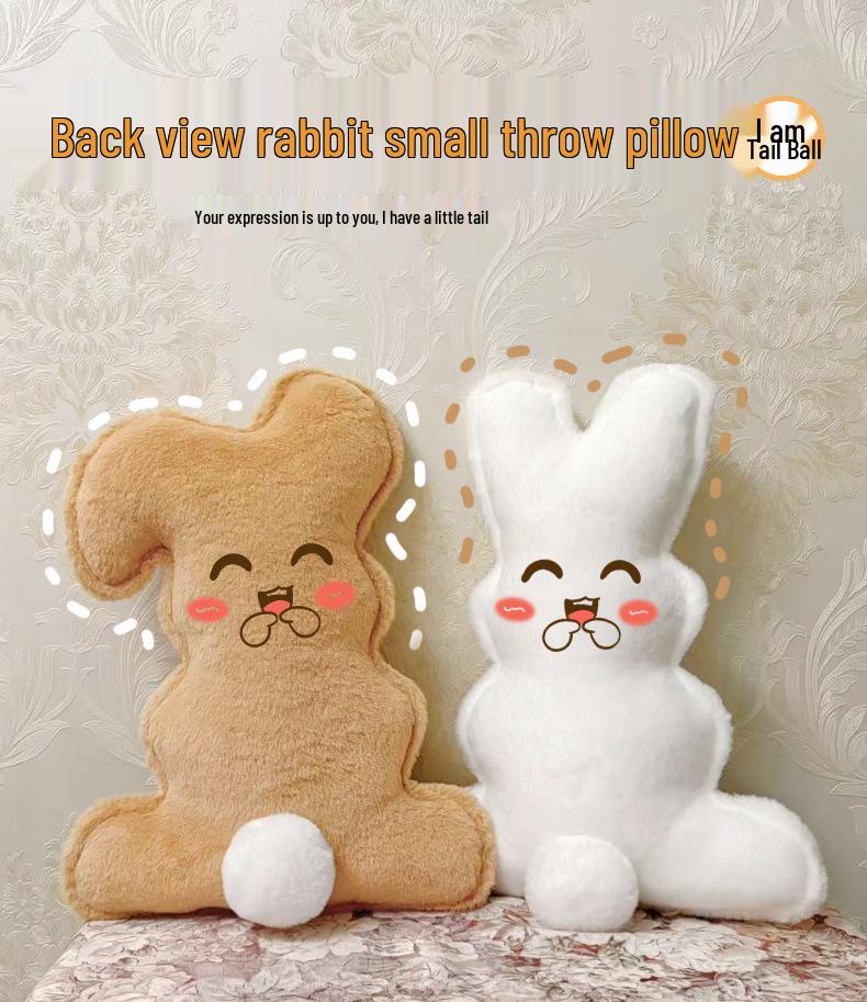 Creative Plush Rabbit Doll Cushion - Girls' Birthday Gift