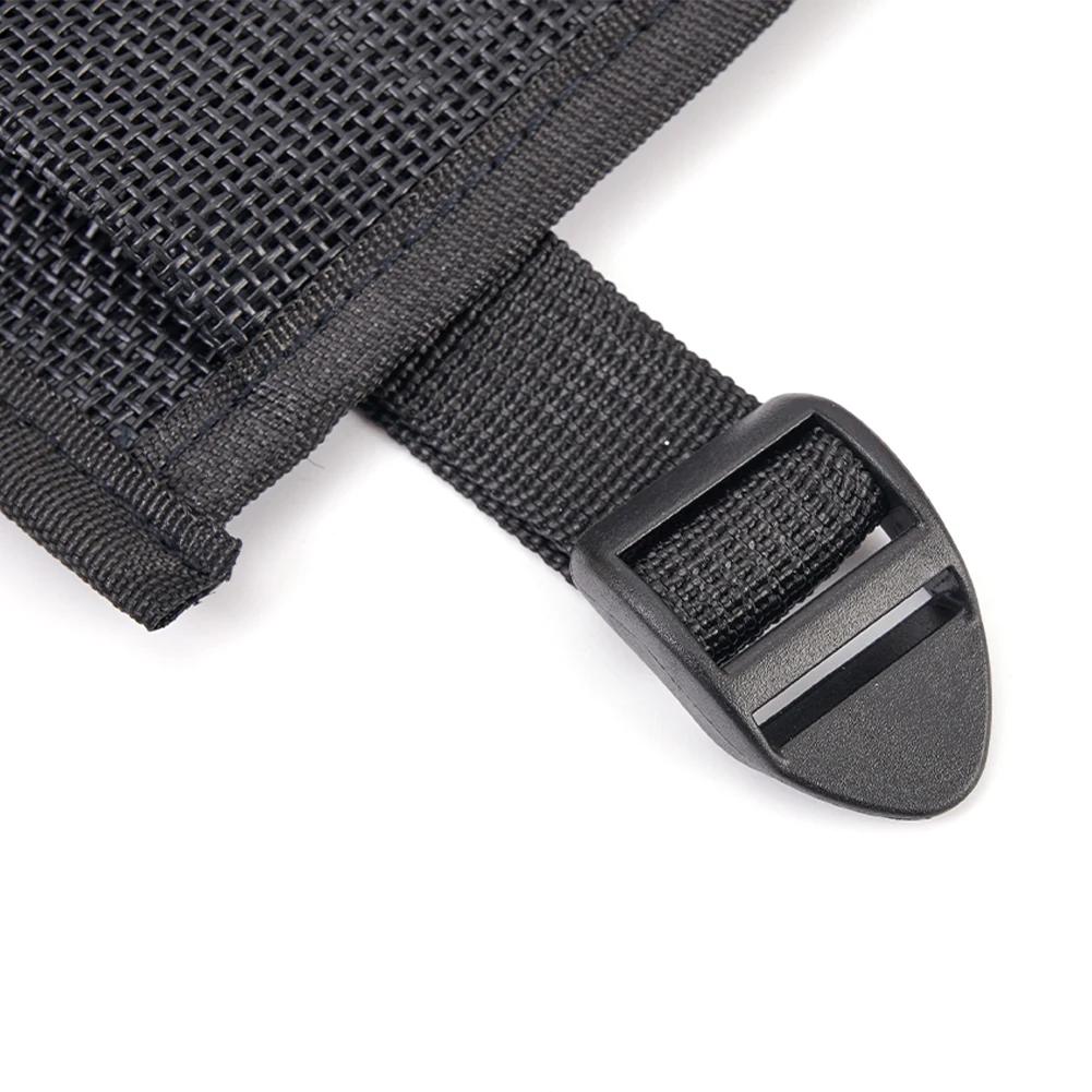 Nylon Mesh Kayak Under Seat Storage Bag Kayak Canoe Tool Organization Pouch Sheet