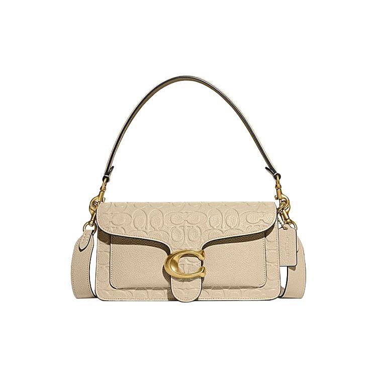 

Coach Tabby 26 Flap Closure External Pocket Leather Handbag Women handbag Ivory CC887-B4IY Basic Set (Bag+Dust Bag)