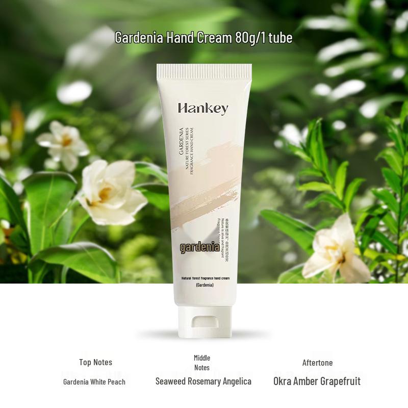 Gardenia Rose Sandalwood Hand Cream - Moisturizing, Anti-Chap, Hydrating for Students and Girls - All Seasons