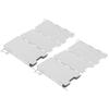 2Pcs Outdoor Camping Plug Pin Wind Board Aluminium Alloy 9 Plates Cooker Wind Screen