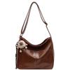 IELGY Retro Large-Capacity Bag Autumn Winter Commuter Shoulder Cross-Body Fashion Tote Bag