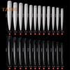 120Pcs/Bag Nail Tips Extra Long Stiletto Shape ABS Natural Thin Extending False Nails for Salon