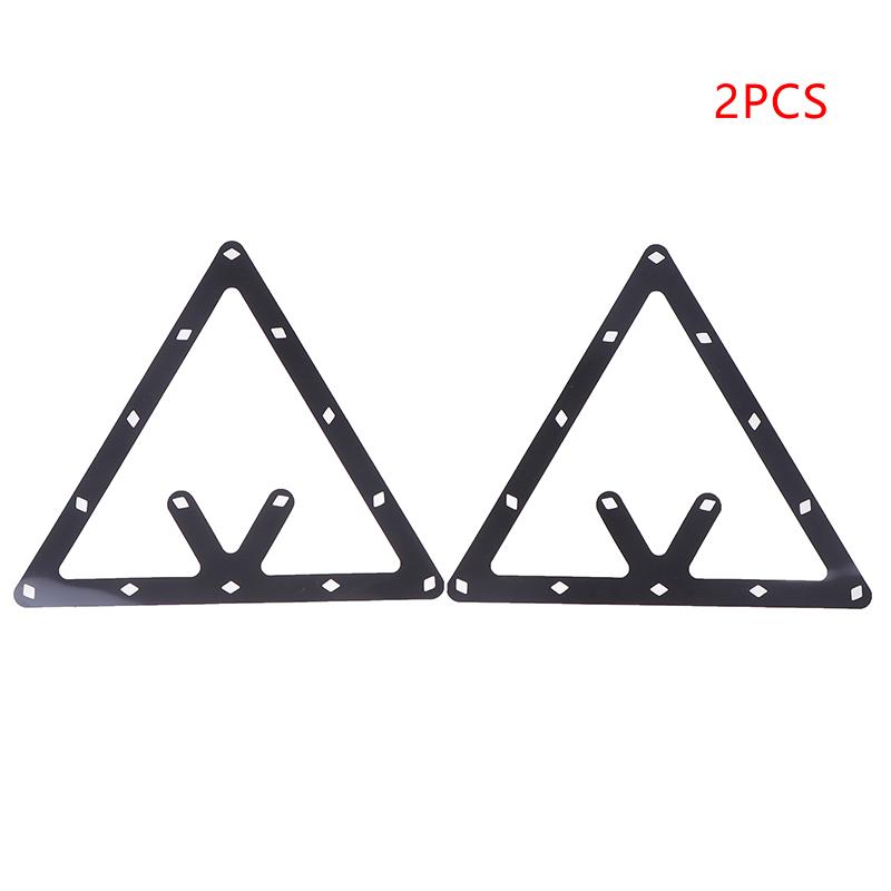 2Pcs Triangle Sports For Magic Pool Table Thin Reusable Cue Accessories Placing Billiard Rack Practical Ball Holder Positioning