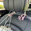 2Pcs Rear Bearing Pearl Hanger Auto Hook Strong Storage Car Seat Headrest Hooks  Car Accessories