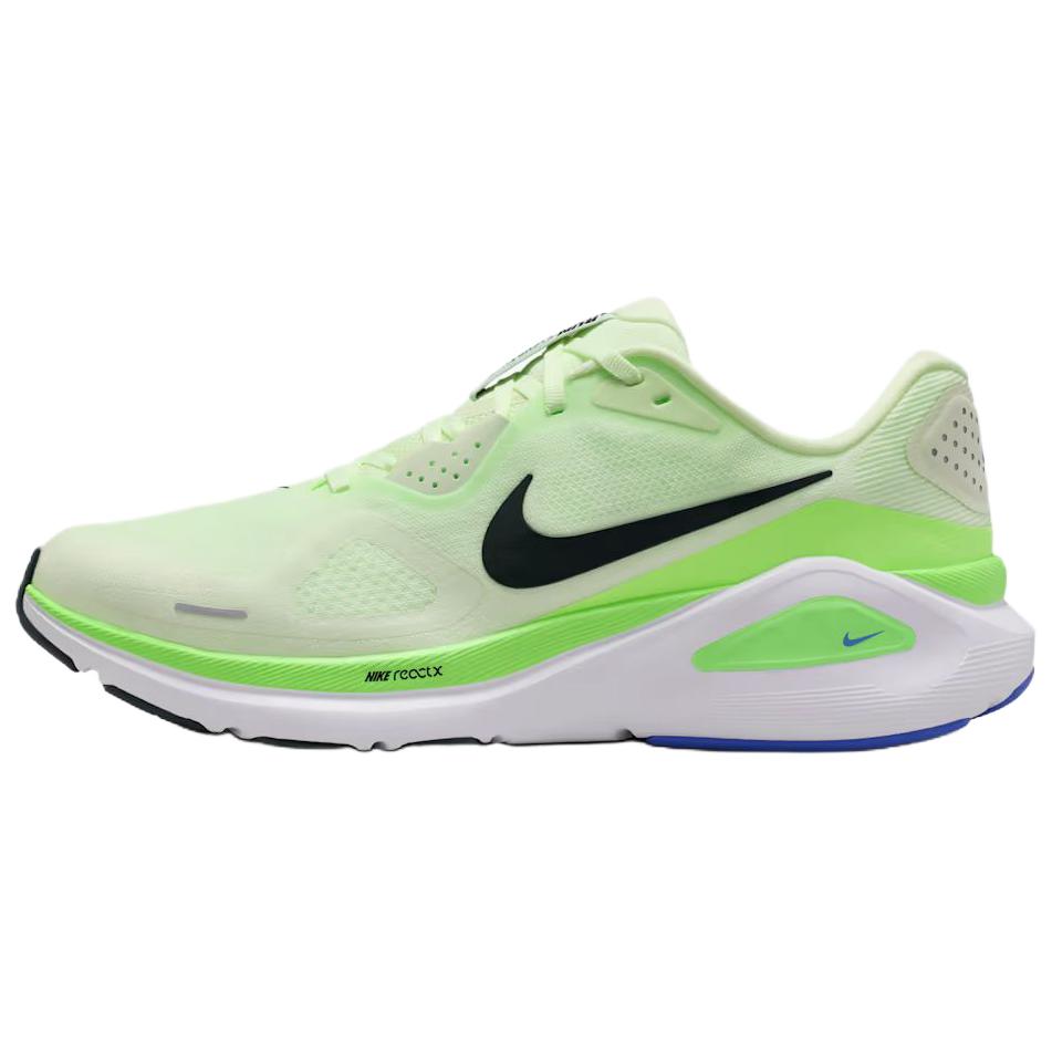 Nike Structure 26 Comfortable Supportive Durable Reflective Running Shoes Men sneakers Green Black HJ1102-702 38.5