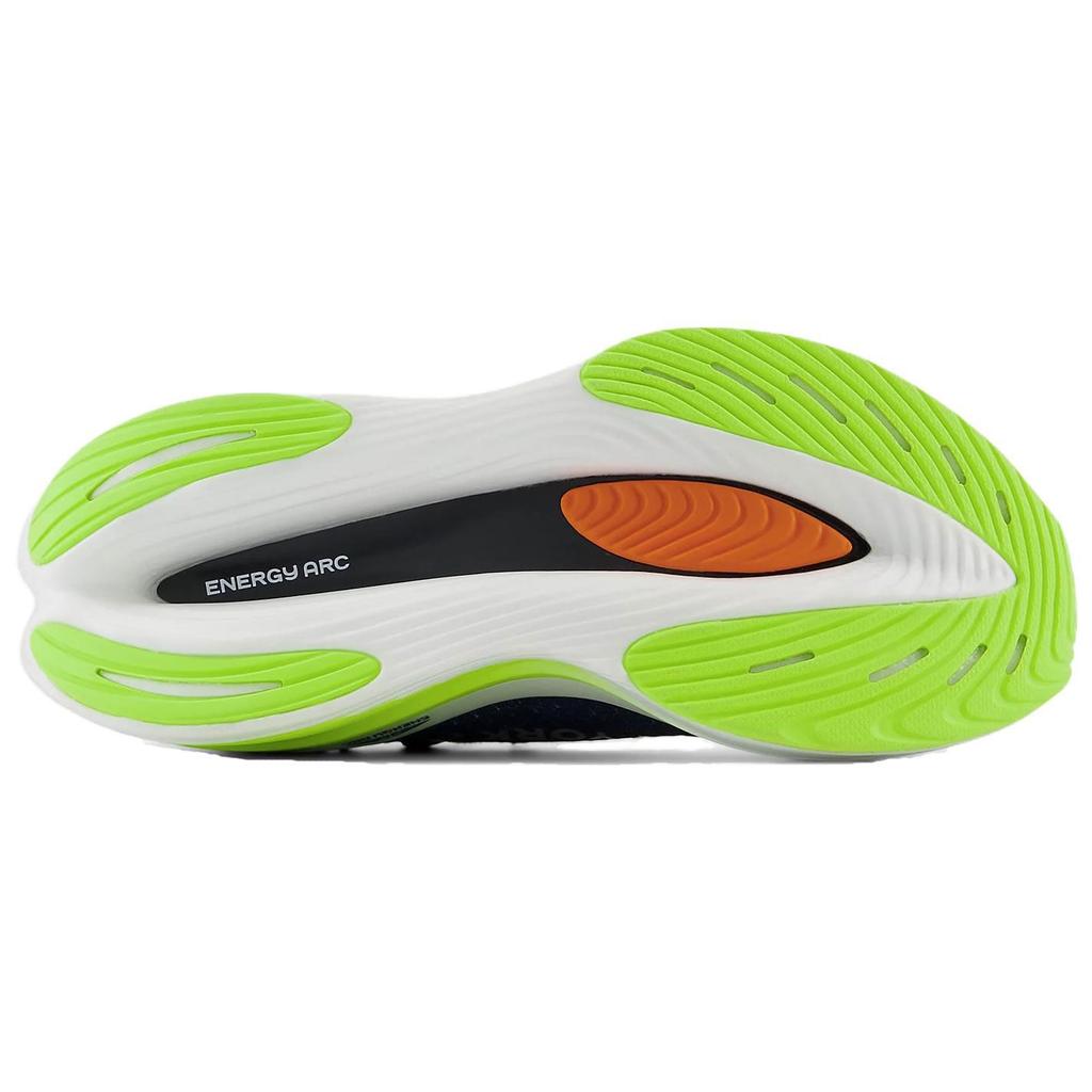 New Balance Elite V3 Round Toe Shock Absorbing Durable Low Top Running Shoes Women Running Shoes Navy-Blue Metallic-Silver WRCELNM3