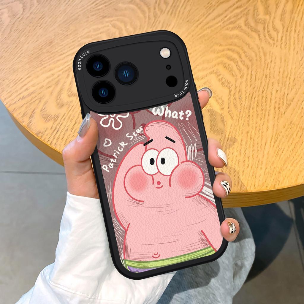 New Lambskin Soft Shell SpongeBob SquarePants Patrick Star Mobile Phone Case Apple 11/11/11 ProMax Cartoon Situation
