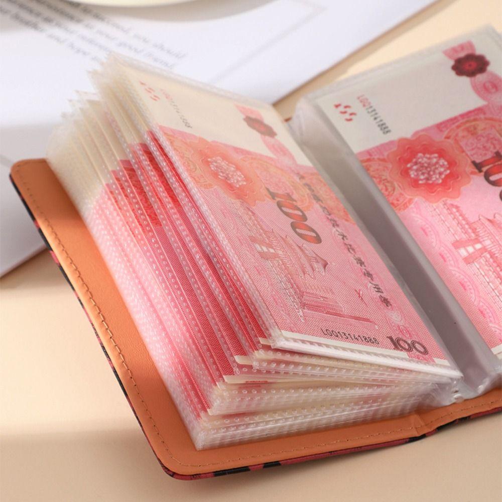 Leopard print Money Saving Binder Savings Wallet Notebook Office Stationery Supplies
