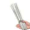 20pcs BBQ Skewers Portable Grilling Skewers Stainless Steel Reusable Outdoor Camping Picnic Tools