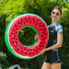 1PC Watermelon Swimming Ring, PVC Inflatable Swimming Ring for Outdoor Sports, Beach, Pool Party