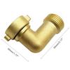 90 Degree Elbow Connector for Garden Hose Lawn Water Pipe Fitting Adapter