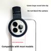 52mm Smartphone Use Camera Lens 3-In-1 Set Macro 10X Filter 8 Star Lines CPL Polarizing Filters