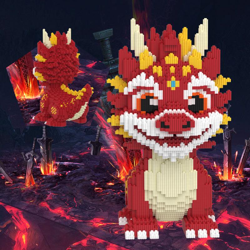 2024 Year of the Dragon High-Difficulty Building Blocks for Kids - Boy & Girl Series