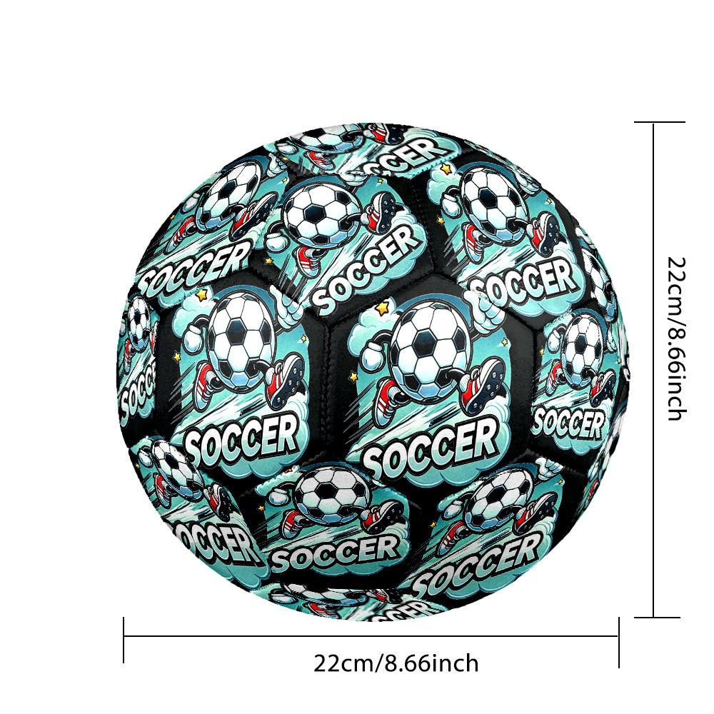 1pc Soccer Ball Adventure Size 5 Soccer Ball Professional Match Training Football Indoor &Outdoor Sports Ball Lightweight Durable c6574