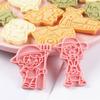8Pcs Dough Molds Small Cookie Molds Biscuit Cutter Farm Animal Shape Pastries Molds PP Texture Suitable for Celebration