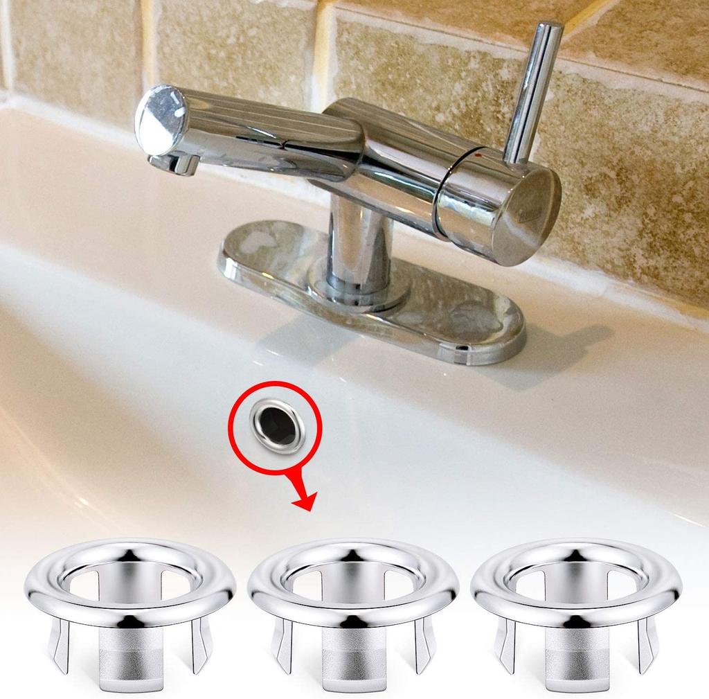 Buy Sink Overflow Ring Cover Bathroom Sink Hole Trim Overflow Cover