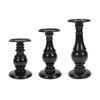 Resin Pillar Candle Holder Ornament for Halloween Elegant Desktop Decoration