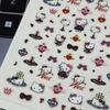 Hello Kitty 3D Nail & Sticker Set - Cute Cartoon Designs for Water Bottles and Cameras