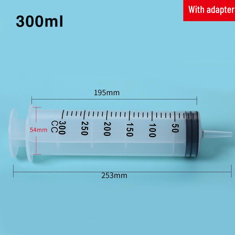 Large Capacity Disposable Syringe for Liquid and Food Feeding, Medical Enema, and Nasal Flushing