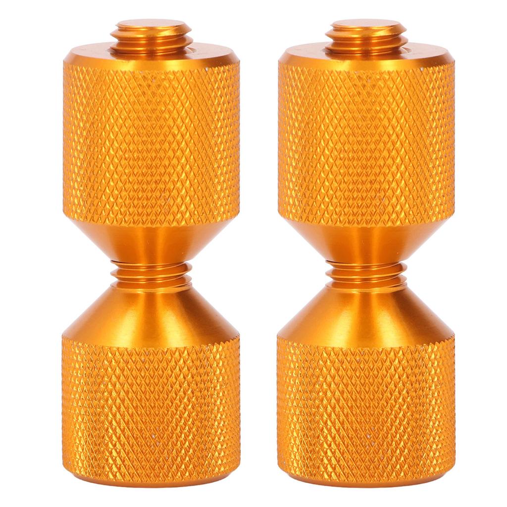 2 Stück Flansch-Ausrichtungsstift Eloxiertes Aluminium 1‑1/8 Zoll Flansch Doppelbohrungs-Stifte Set für 0,5 bis 14 Zoll 150L